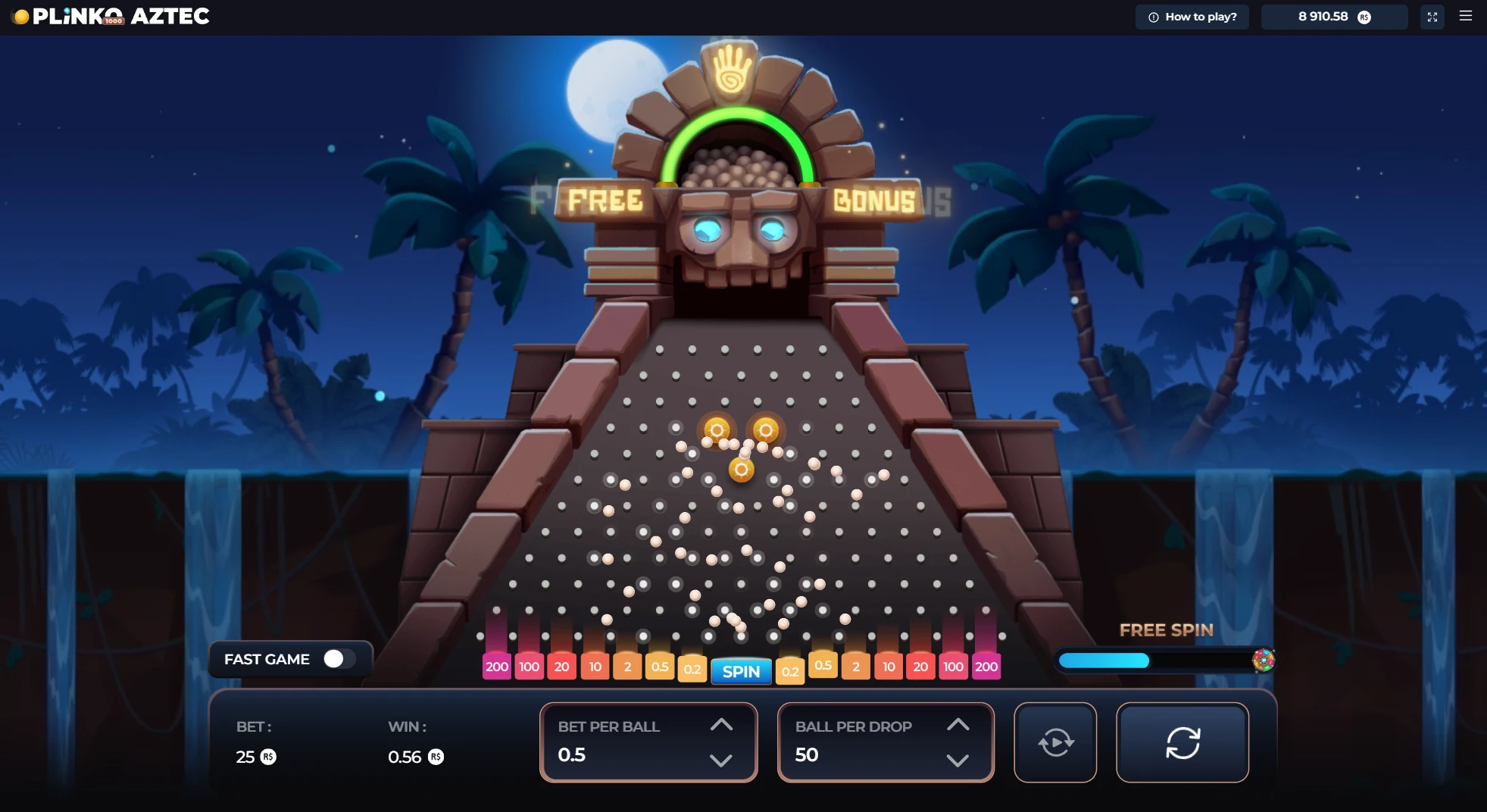 Plinko Aztec 1000